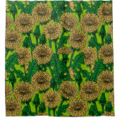 タンポポ シャワーカーテン (正面)