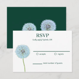 タンポポ, タンポポの綿毛 緑, 白 RSVP