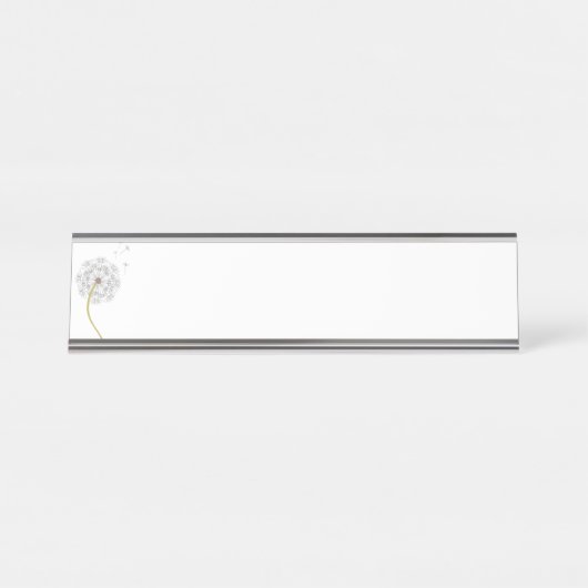 タンポポ デスクネームプレート (正面)