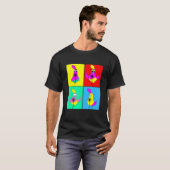 タンポポ ニワトリ 花 Tシャツ (正面フル)