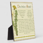 タンポポ –  フォトプラーク (側面)