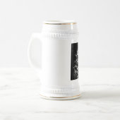 タンポポ ブラック ビールジョッキ (正面左)