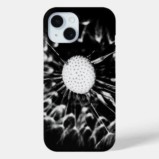 タンポポ ブラック Case-Mate iPhoneケース (裏面)