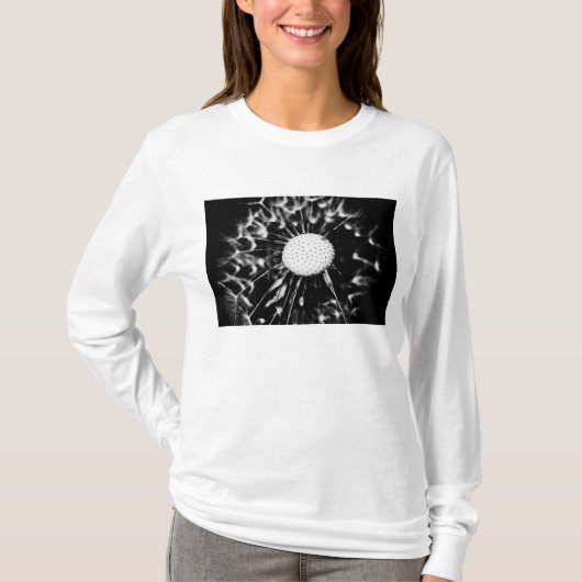 タンポポ ブラック Tシャツ (正面)