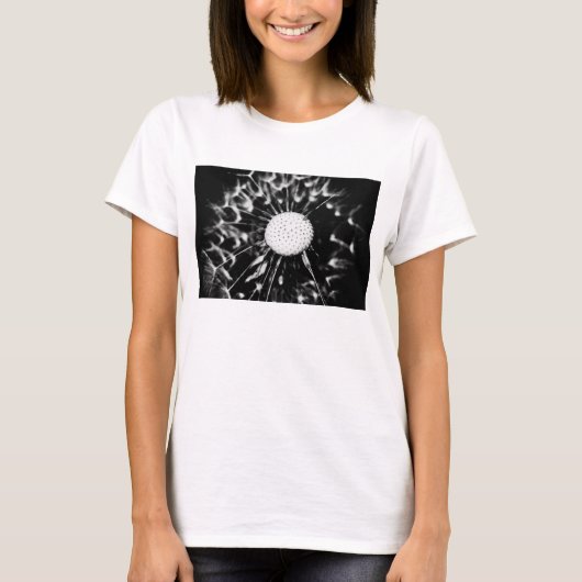 タンポポ ブラック Tシャツ (正面)