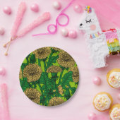 タンポポ ペーパープレート (パーティー)