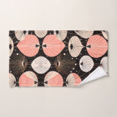 タンポポ – ミッドセンチュリー – レトロモダンデザイン バスタオルセット (ハンドタオル)