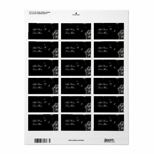 タンポポ ラベル (フルシート)