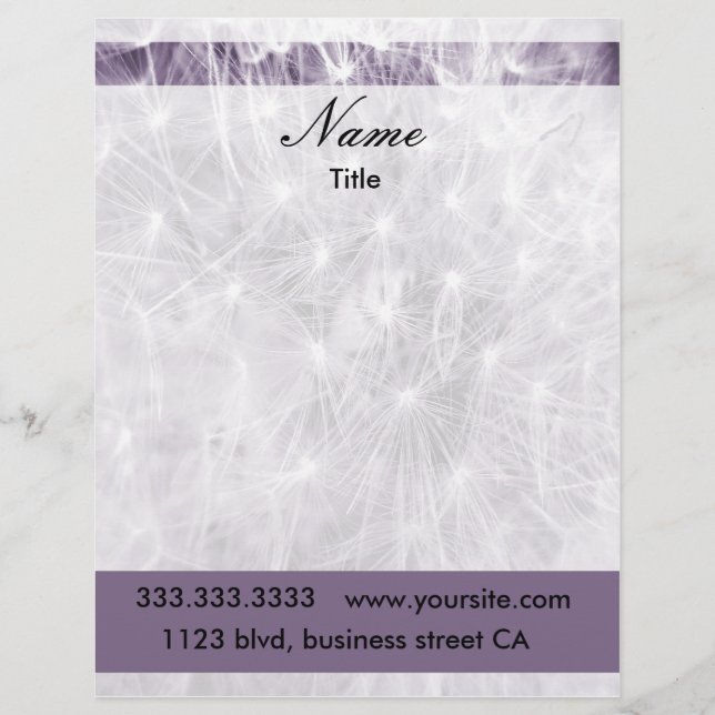 タンポポ レターヘッド (正面)