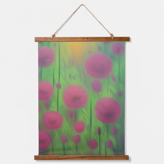 タンポポ 吊り下げ型タペストリー (正面)