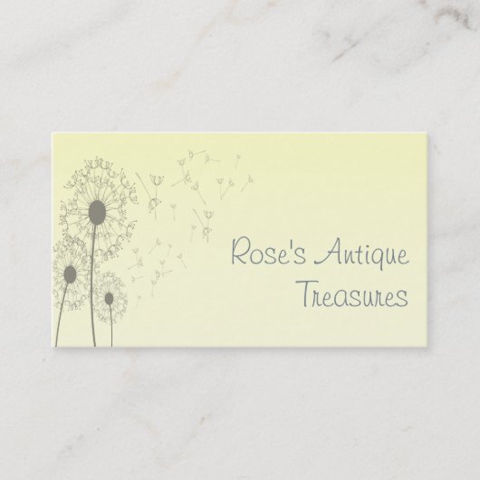 タンポポ 名刺 (正面)