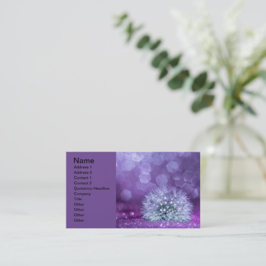 タンポポ 名刺 (スタンド正面)