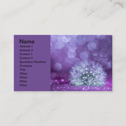 タンポポ 名刺 (正面)