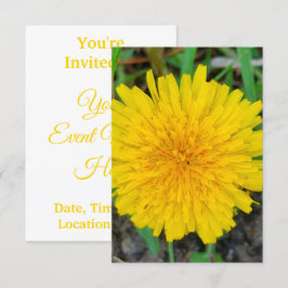 タンポポ 招待状