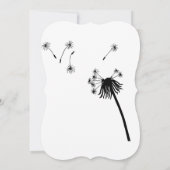 タンポポ 招待状 (裏面)