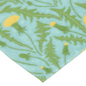 タンポポ，緑，黄，青 テーブルクロス (アングル)