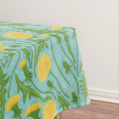 タンポポ，緑，黄，青 テーブルクロス (インサイチュ)