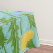 タンポポ，緑，黄，青 テーブルクロス (インサイチュ)