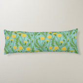 タンポポ，緑，黄，青 ボディピロー (裏面)