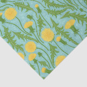 タンポポ，緑，黄，青 薄葉紙 (詳細)