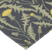 タンポポ，緑，黄，黒 テーブルクロス (アングル)