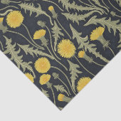 タンポポ，緑，黄，黒 薄葉紙 (詳細)