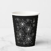 タンポポ，野生の花と蜂蜜の蜂 紙コップ (正面)