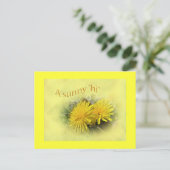 タンポポ – A Sunny Hi ポストカード (スタンド正面)