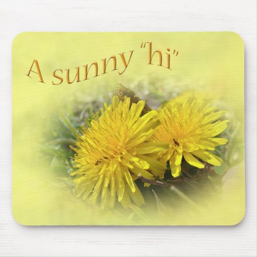 タンポポ – A Sunny Hi マウスパッド (正面)