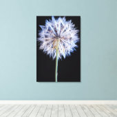 タンポポ (Taraxacum Officinale) 綿毛 キャンバスプリント (インサイチュ (ウッドフロア))