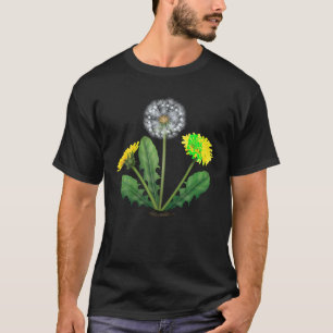 タンポポTシャツサマーフラワーシャツラブプラントG Tシャツ