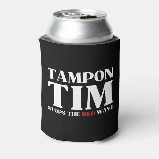 タンポンストップティムがレッドウェーブティム・ウォルズ2024 缶クーラー (缶裏面)