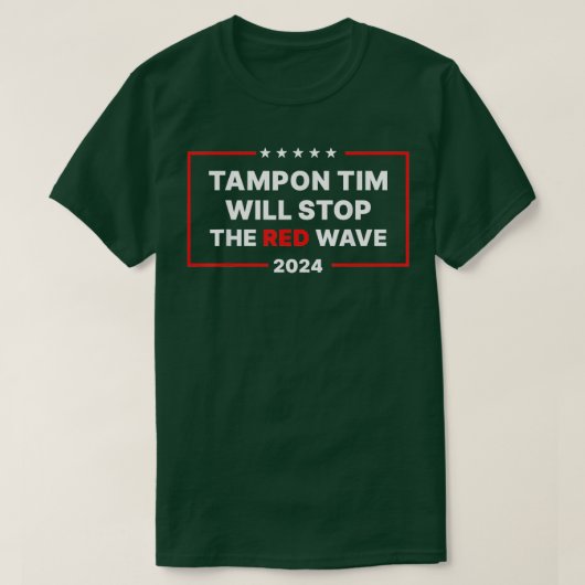 タンポンティムストップはレッドウェーブ2024 Tシャツ10 Tシャツ (デザイン正面)