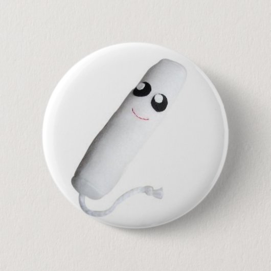 タンポンボタン 缶バッジ (正面)