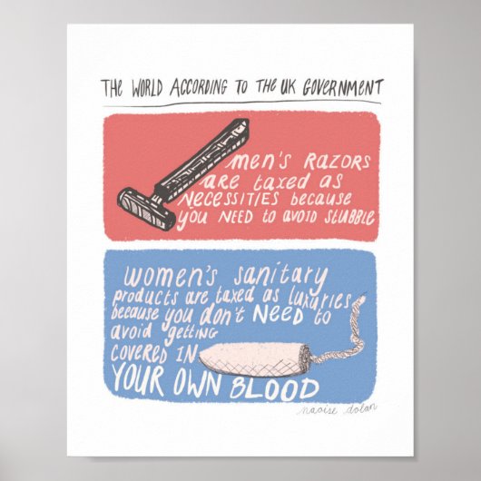 タンポン税 ポスター (正面)