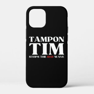 タンポン・ティム・ウィル・ストップ・ザ・レッド・ウェーブ - ティム・ウォルズ 2024 iPhone 12 MINI ケース