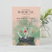 タンポーション&呪文ウィッチカルドロンハロウィーン 招待状 (スタンド正面)