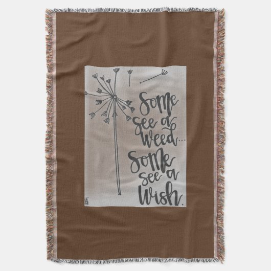 タンポ感動的リのあるフレーズ スローブランケット (正面縦)