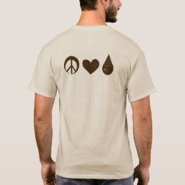 タンマザーベイビーABMピースラブ母乳 Tシャツ