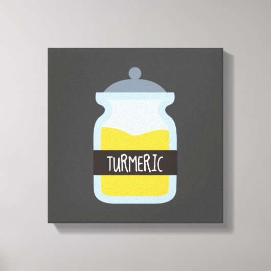 タンメリックイエロースパイス キャンバスプリント (正面)