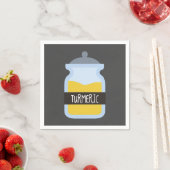 タンメリックイエロースパイス スタンダードカクテルナプキン (インサイチュ)