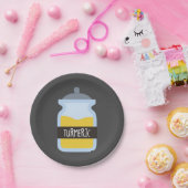 タンメリックイエロースパイス ペーパープレート (パーティー)