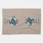 タンメリークリスマスオーナメントキッチンタオル キッチンタオル (横)