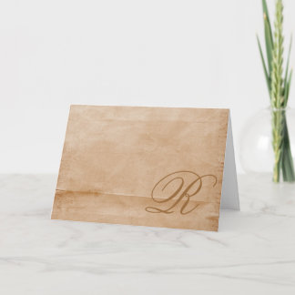 タンモノグラムのタン ノートカード