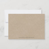 タンリネンシンプルブラックスクリプ結婚ト詳細 招待状 (裏面)