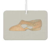 タンリリリカル靴ダンス先生パーソナライズされたギフト カーエアーフレッシュナー (正面)