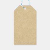 タンレザーゴルフデザイン ギフトタグ (裏面)