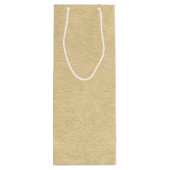 タンレザーゴルフデザイン ワインギフトバッグ (裏面)