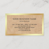 タンレザーショットガン銃銃店ガンスミス 名刺 (裏面)