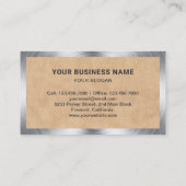 タンレザーホイールアライメントカータイヤショップ 名刺 (裏面)